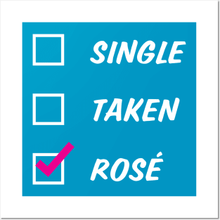 Single Taken Rose Posters and Art